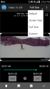 اسکرین شات برنامه Video To GIF - Ultra-High Quality GIF Maker 3