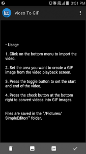 اسکرین شات برنامه Video To GIF - Ultra-High Quality GIF Maker 1