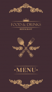 اسکرین شات 2 برنامه Vintage Design - Menu and Logo