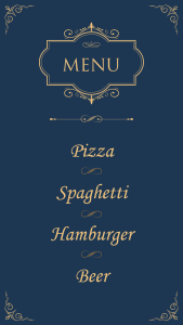 اسکرین شات 4 برنامه Vintage Design - Menu and Logo