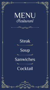 اسکرین شات 5 برنامه Vintage Design - Menu and Logo
