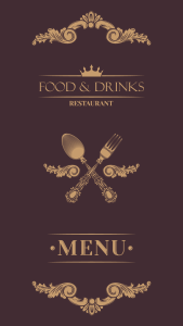 اسکرین شات 2 برنامه Vintage Design - Menu and Logo