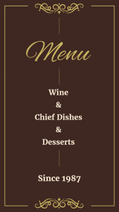 اسکرین شات 3 برنامه Vintage Design - Menu and Logo