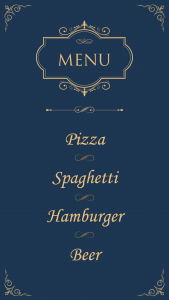 اسکرین شات 4 برنامه Vintage Design - Menu and Logo