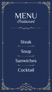 اسکرین شات 5 برنامه Vintage Design - Menu and Logo
