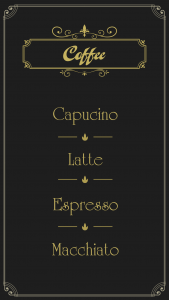 اسکرین شات 1 برنامه Vintage Design - Menu and Logo