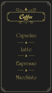 اسکرین شات 1 برنامه Vintage Design - Menu and Logo