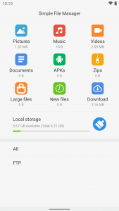 اسکرین شات برنامه My File manager - file browser 1