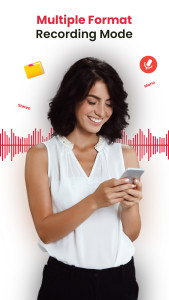 اسکرین شات 1 برنامه HQ Recorder - Record Audio