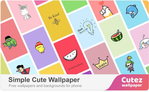 اسکرین شات برنامه Simple Cute Wallpaper 1