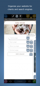 اسکرین شات برنامه Website Builder for Android 1