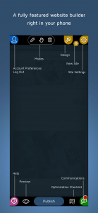 اسکرین شات برنامه Website Builder for Android 8