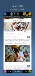 اسکرین شات 3 برنامه Website Builder for Android