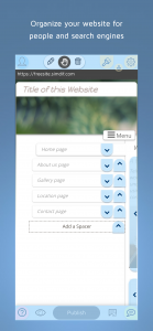 اسکرین شات 1 برنامه FreeSite - Website Maker