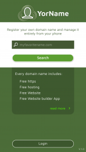 اسکرین شات برنامه YorName - Register Your Domain 1