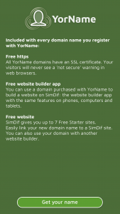 اسکرین شات برنامه YorName - Register Your Domain 4