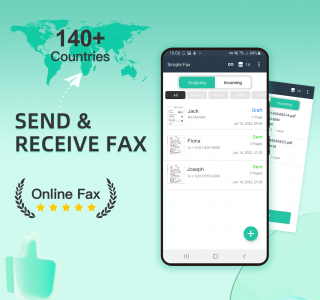 اسکرین شات برنامه Simple Fax-Send Fax from Phone 1