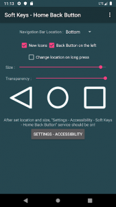 اسکرین شات برنامه Simple Control (SoftKey) - Home Back Button 6