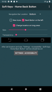 اسکرین شات برنامه Simple Control (SoftKey) - Home Back Button 5