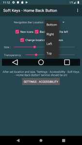 اسکرین شات برنامه Simple Control (SoftKey) - Home Back Button 4