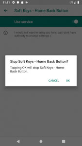 اسکرین شات برنامه Simple Control (SoftKey) - Home Back Button 2