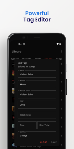 اسکرین شات برنامه Shuttle Music Player 5