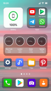 اسکرین شات 6 برنامه Simple Home Screen Launcher