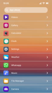 اسکرین شات 3 برنامه Simple Home Screen Launcher