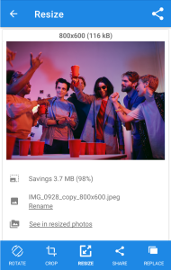 اسکرین شات 5 برنامه Photo & Picture Resizer