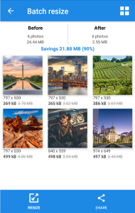 اسکرین شات 7 برنامه Photo & Picture Resizer