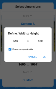 اسکرین شات 4 برنامه Photo & Picture Resizer