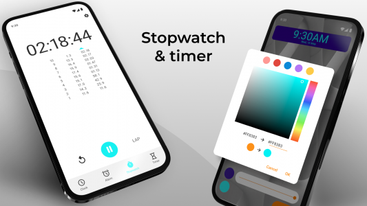 اسکرین شات برنامه Simple Clock - Alarm & Timer 8