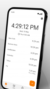 اسکرین شات برنامه Simple Clock - Alarm & Timer 3