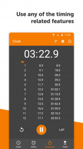 اسکرین شات برنامه Simple Clock 4