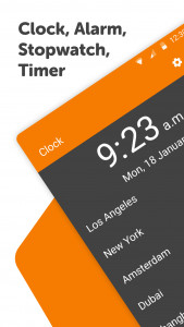 اسکرین شات برنامه Simple Clock 1