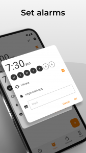 اسکرین شات برنامه Simple Clock - Alarm & Timer 2