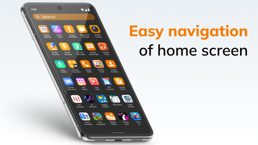 اسکرین شات 1 برنامه Simple Launcher