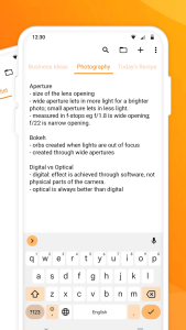 اسکرین شات 3 برنامه Simple Notes