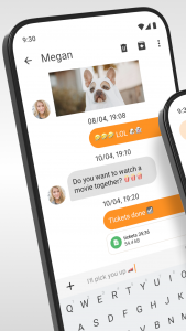 اسکرین شات 2 برنامه Simple SMS Messenger