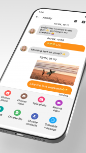 اسکرین شات 6 برنامه Simple SMS Messenger
