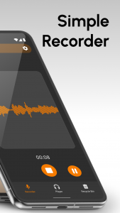 اسکرین شات 2 برنامه Simple Voice Recorder