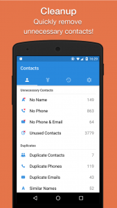 اسکرین شات 5 برنامه Easy Contacts Cleaner