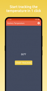 اسکرین شات برنامه Battery Temperature 1