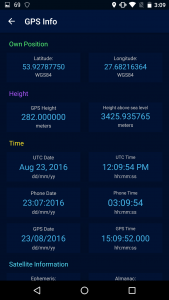 اسکرین شات 3 برنامه GPS-Status Data: Signal,Radars