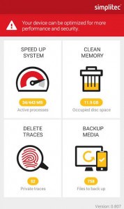 اسکرین شات برنامه simpli Clean Mobile  - BOOSTER & CLEANER 2