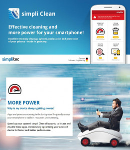 اسکرین شات برنامه simpli Clean Mobile  - BOOSTER & CLEANER 1