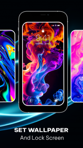 اسکرین شات 4 برنامه Live Wallpaper - Magic Fluids