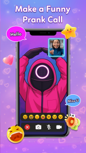 اسکرین شات 3 برنامه Trending Prank Call & Chat