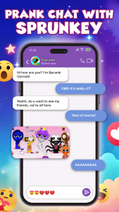 اسکرین شات 3 بازی Sprunkey Video Call And Chat