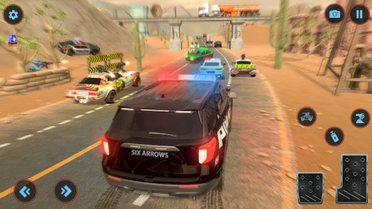 اسکرین شات بازی Racing War Games- Police Cop Car Chase Simulator 8